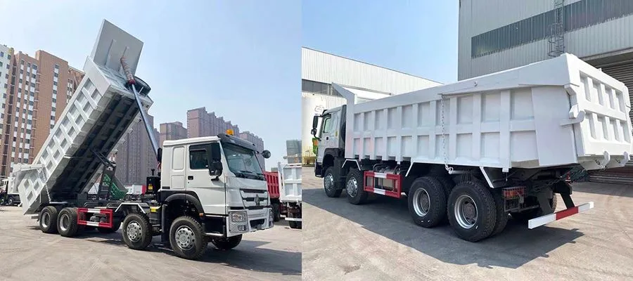 HOWO 8x4 12 Wheels Dump Truck detail