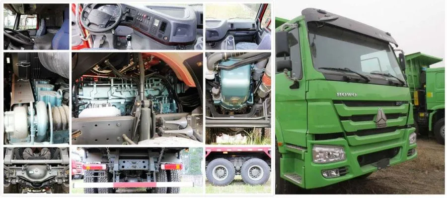 HOWO 8x4 Dumper detail show